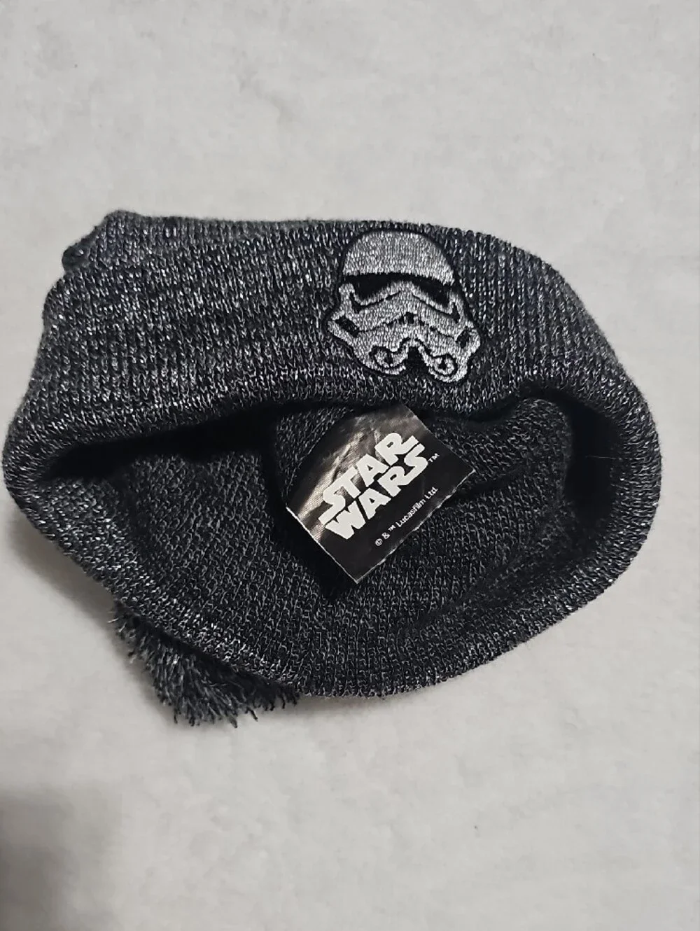 Star Wars Black‎ and Gray Stormtrooper Knit Beanies